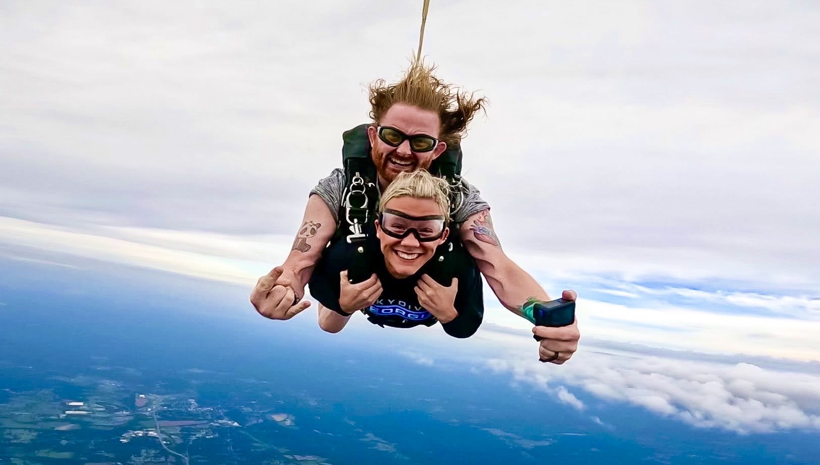 Skydiving action shot 6